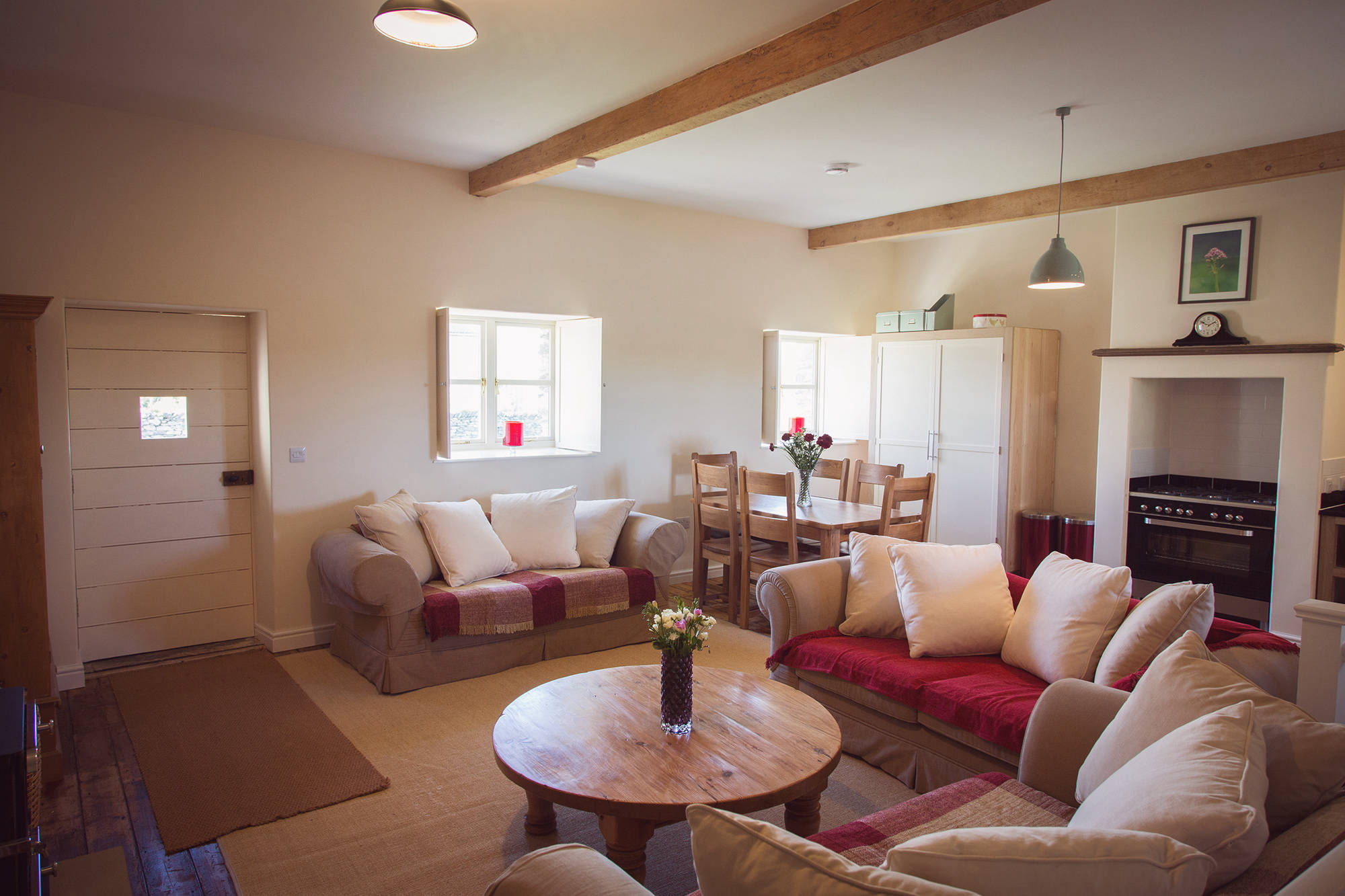 Selside Hall - SELSED lounge with wood burner